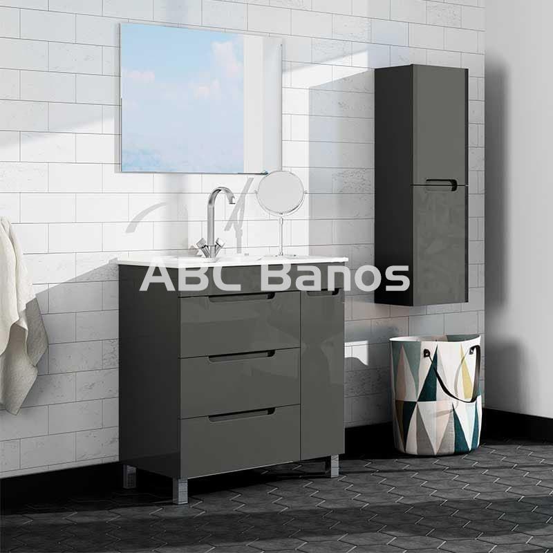 Mueble de baño NOA (3 cajones + 1 puerta) con lavabo - Imagen 2